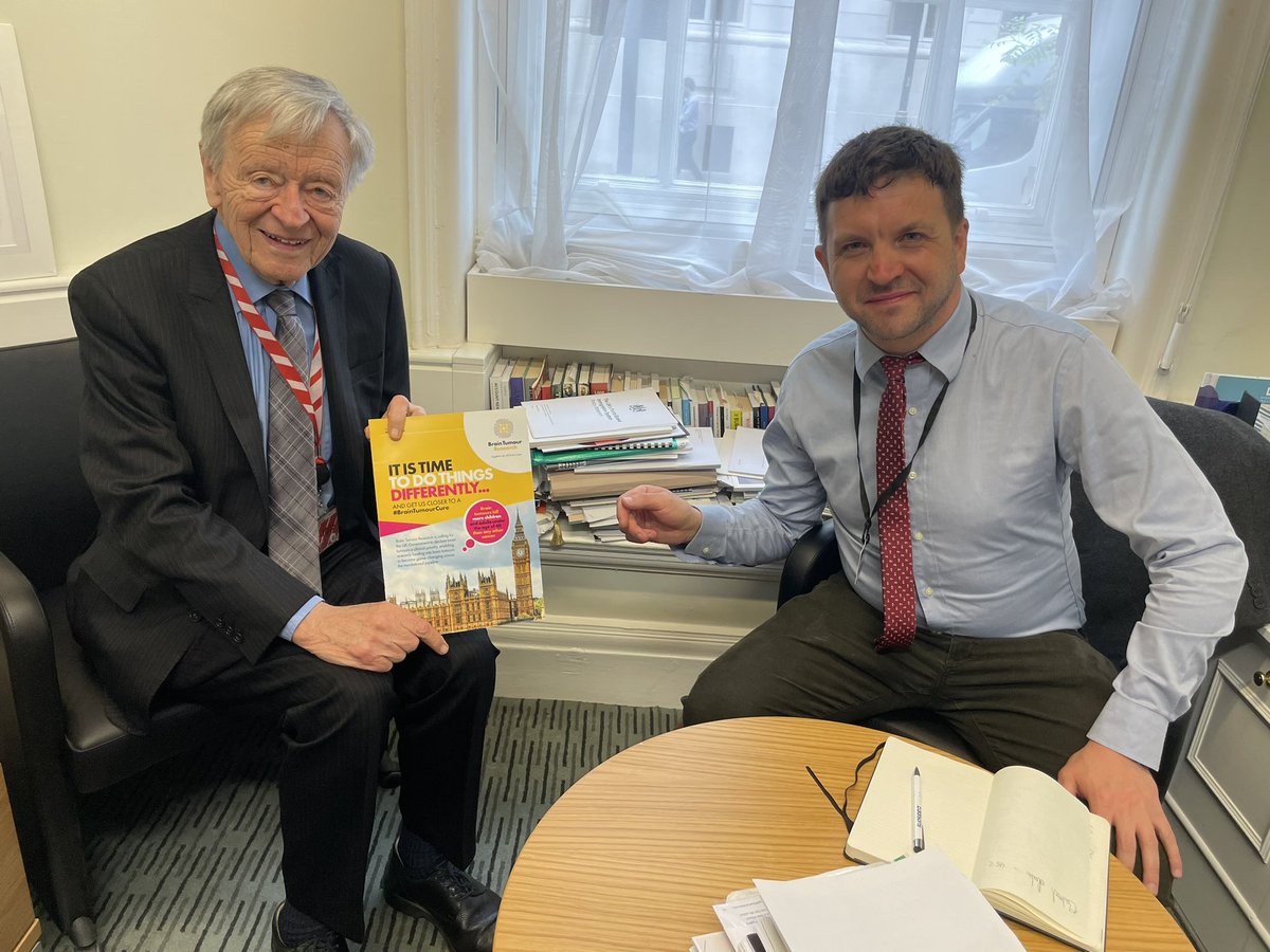 Today we met with @AlfDubs to discuss the six key commitments needed from our latest manifesto - “It’s time to do things differently.” #BrainTumourCure #BrainTumourResearch