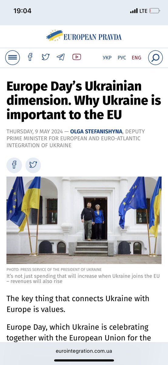 My #EuropeDay piece on how #Ukraine will strengthen the EU eurointegration.com.ua/eng/experts/20…