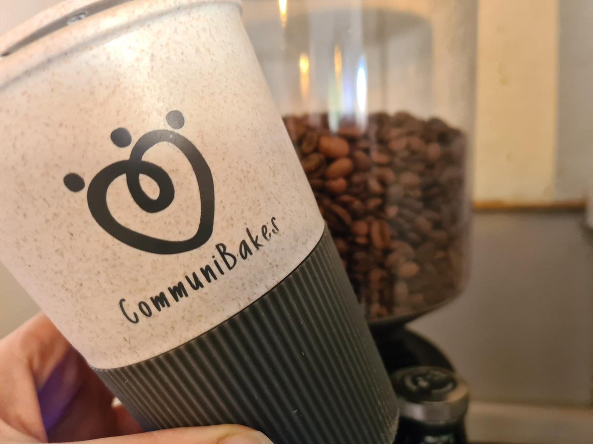 Do you have one of our reusable travel mugs yet? Enjoy a #coffee in the morning and know you’re helping to save the #planet from unnecessary waste, while also supporting @communicare_SO too! bit.ly/3k5tFug #communitybakery #southampton