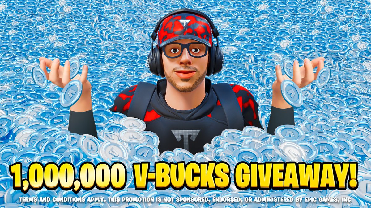 1,000,000 V-BUCKS GIVEAWAY FOR THE JOGO LAUNCH! 💰🎉 HOW TO ENTER: 🔹 Repost 🔹 Follow @JOGO 🔹 Join discord.gg/JogoGames