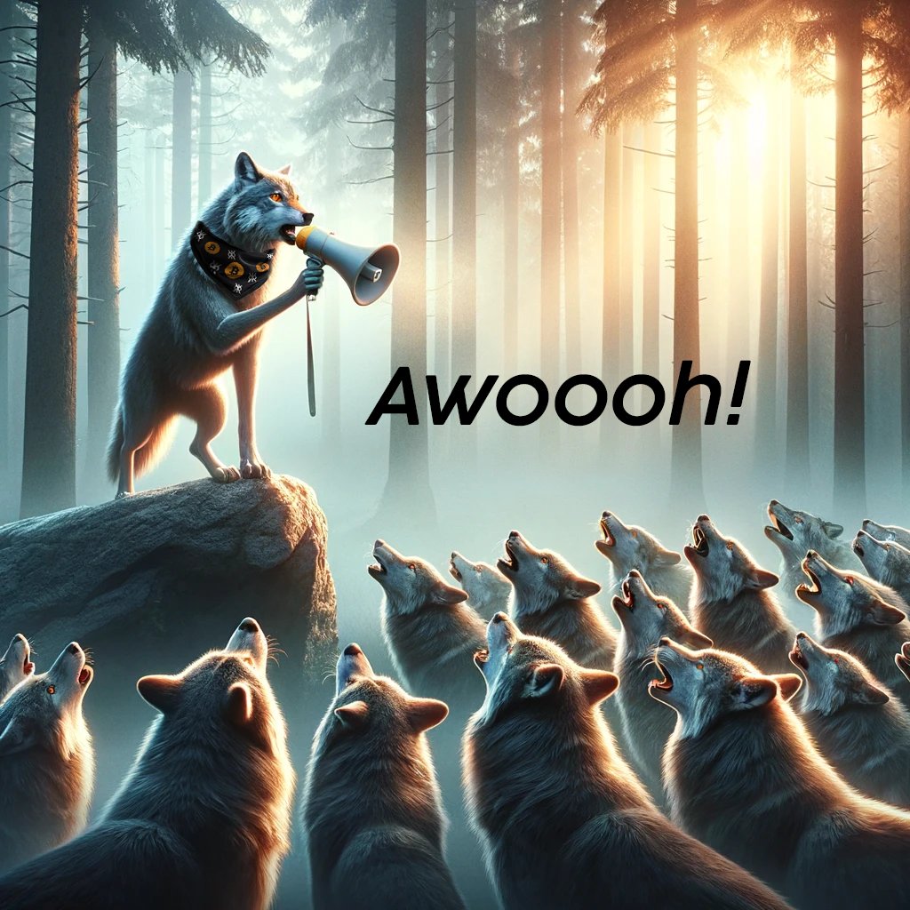 $LOBO Awooooooooh! #howl 
@lobothewolfpup 
#LOBOthewolfpup 
#Runestone 
#RuneDoors #lobo 
#memecoin