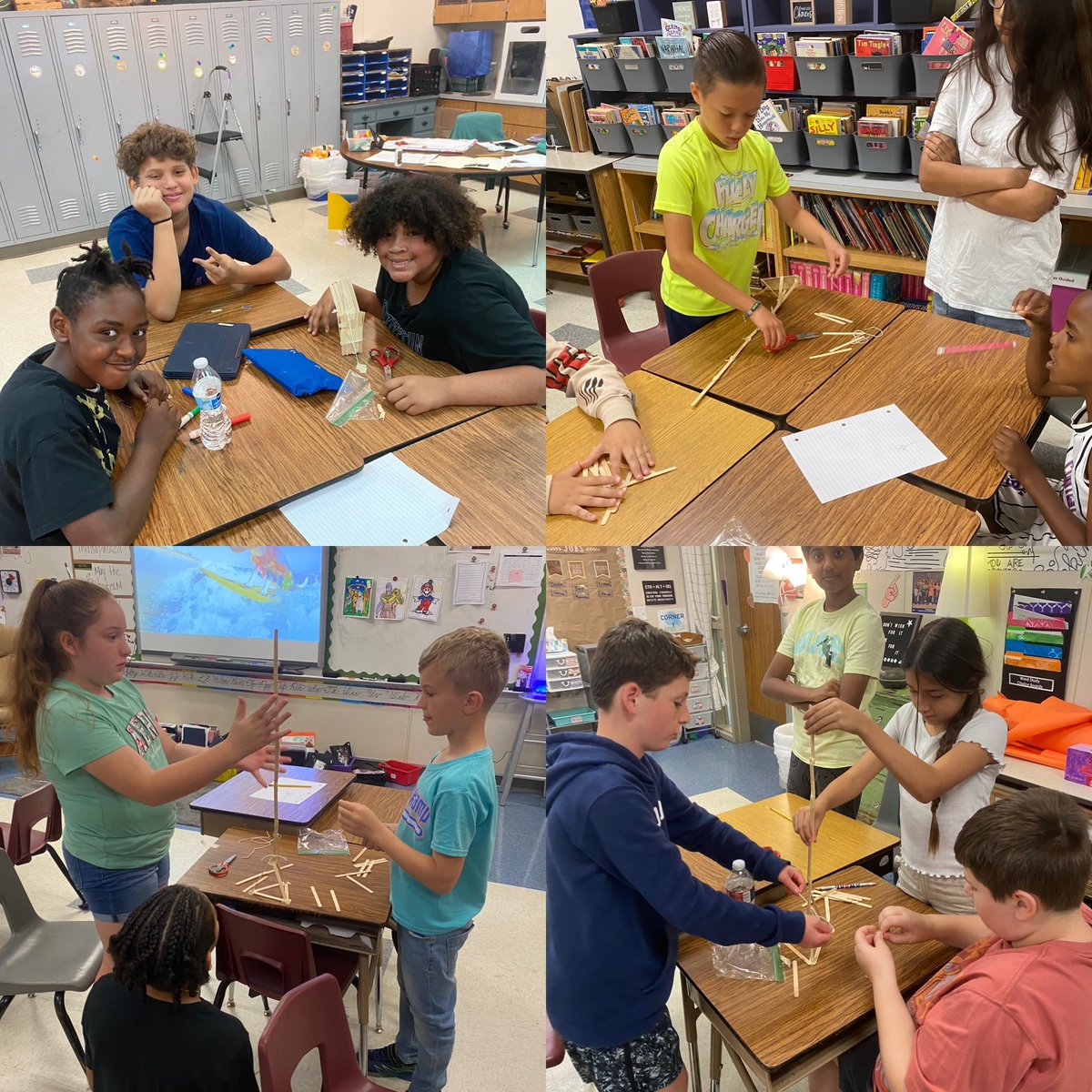 Popsicle stick tower challenge! 🗼 <a href="/BBOwenES/">BB Owen Elementary</a> <a href="/LISD_GT/">LISD G/T</a> #BBOThinkapalooza #lisdgt
