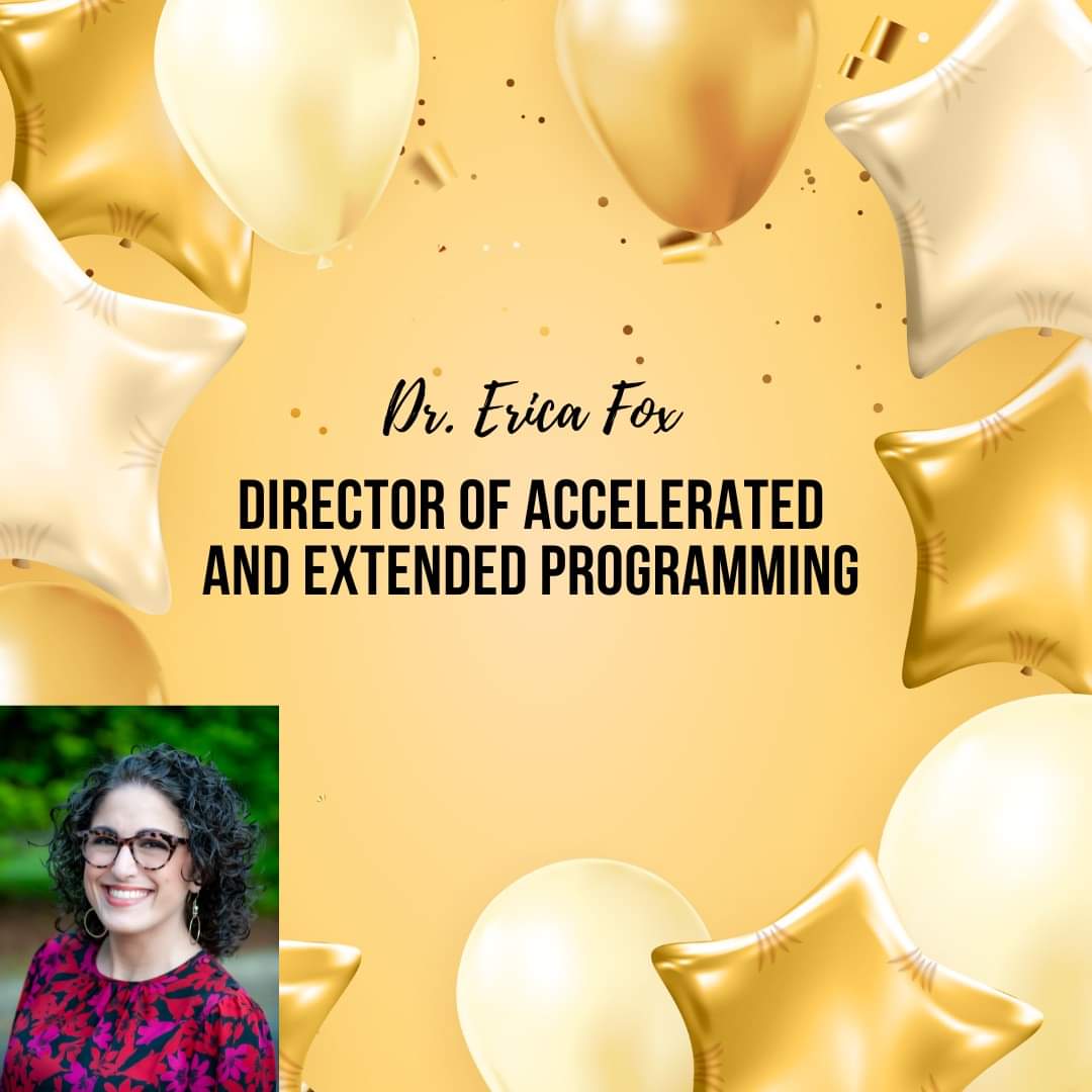 I am overwhelmed with joy to announce that I have been promoted to a new role in Fulton County Schools: Director of Accelerated and Extended Programming. Thank you to everyone who has supported me along my journey thus far. I wouldn't be here without you.