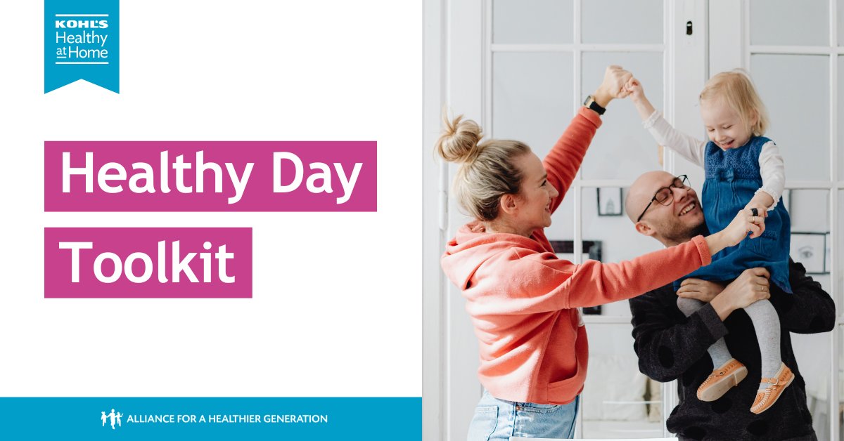 Movement, nourishment, & connection are all part of a healthy day! Check out our Healthy Day Toolkit for resources to help your family create a routine to support everyone's physical & emotional well-being: bit.ly/3QzqdX7 #KohlsHealthyAtHome #MentalHealthMonth #MoveInMay