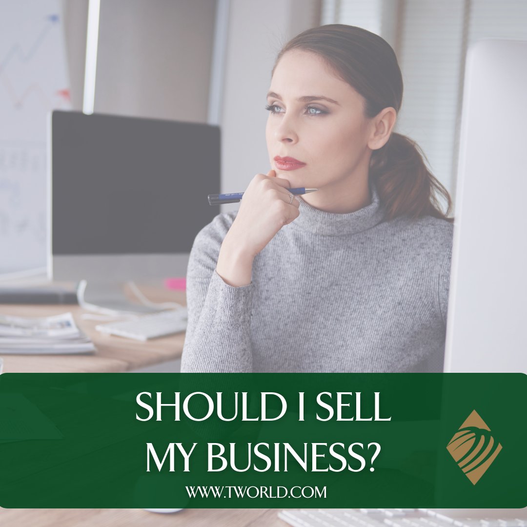 Deciding to sell a business is a significant decision influenced by various factors such as market conditions, personal objectives, family planning, economic considerations, and lifestyle changes.

Speak with a professional today! (503) 820-0063
#SellYourBusiness #TWorld