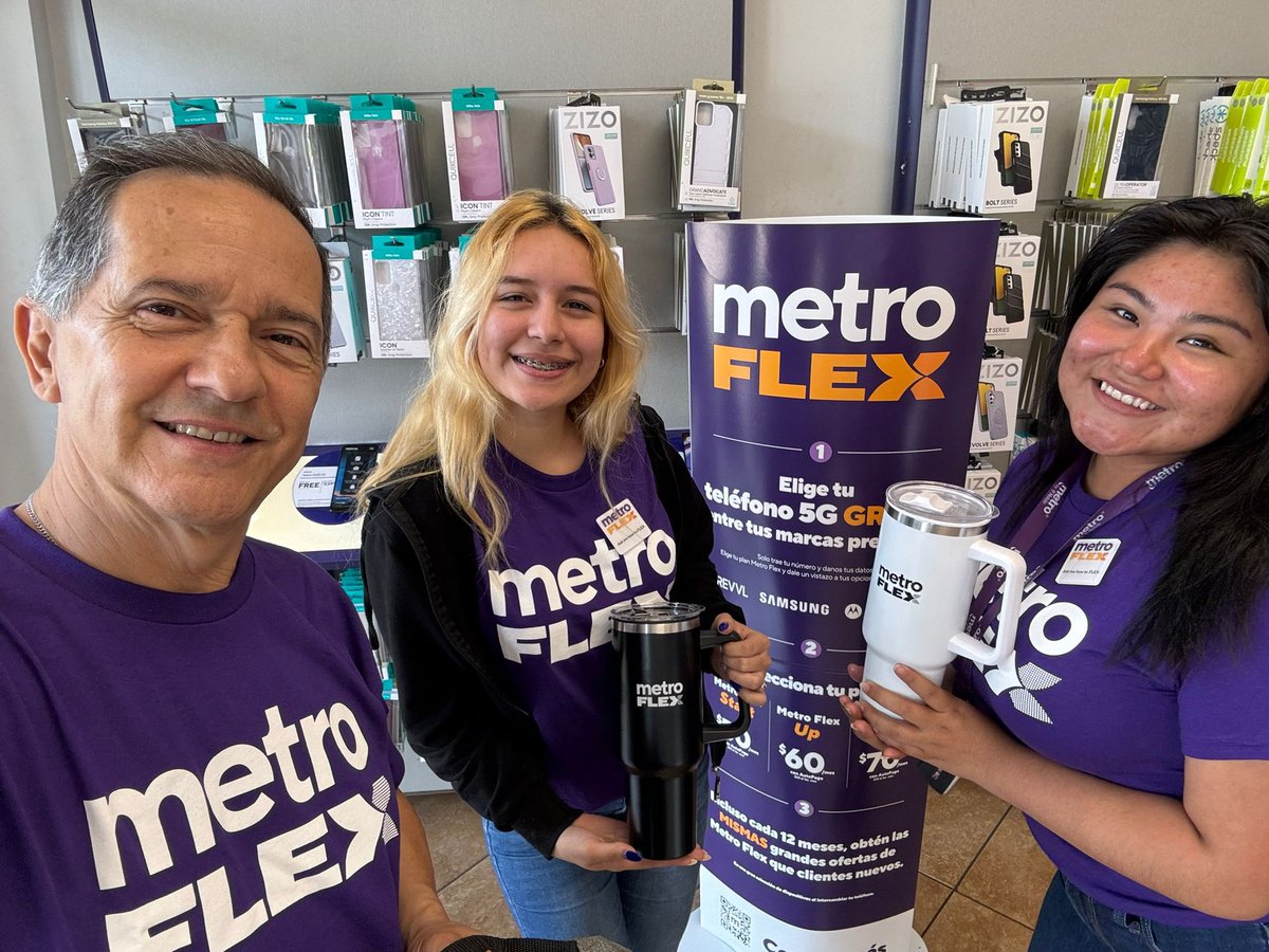 Valentina-Celldistributions (@valenti09351051) on Twitter photo We are so excited to introduce our newest Un-carrier move: Metro Flex. Celldistributions team is ready to take customer experience to another level πππ₯³πͺπΌπͺπΌπͺπΌ
<a href="/MetroByTMobile/">Metro by T-Mobile</a>
<a href="/MetroEdgar/">EdgarGuerreroMetro</a> @RafaGIrizarry We are so excited to introduce our newest Un-carrier move: Metro Flex. Celldistributions team is ready to take customer experience to another level πππ₯³πͺπΌπͺπΌπͺπΌ
<a href="/MetroByTMobile/">Metro by T-Mobile</a>
<a href="/MetroEdgar/">EdgarGuerreroMetro</a> @RafaGIrizarry