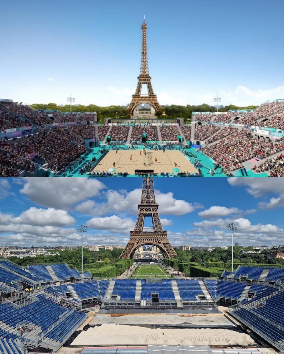 It’s taking shape! 😍🇫🇷 #Paris2024 #beachvolleyball 

📸 AVC