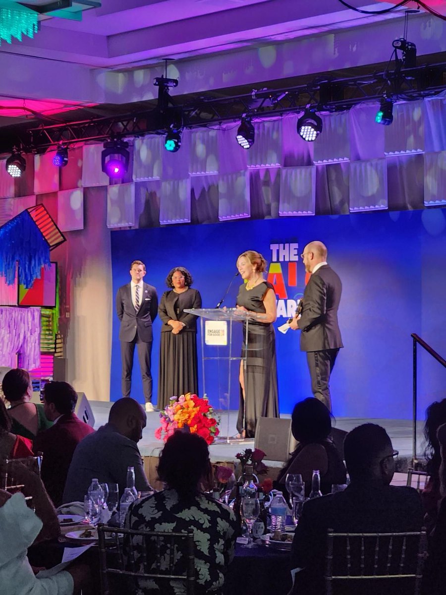 Last night, we received the Golden Halo Award for Engage for Good's Best Intersectional Initiative with @sleepnumber! Learn more about our collaboration: amercancer.co/EFG2024 #EFG2024 @EngageForGood