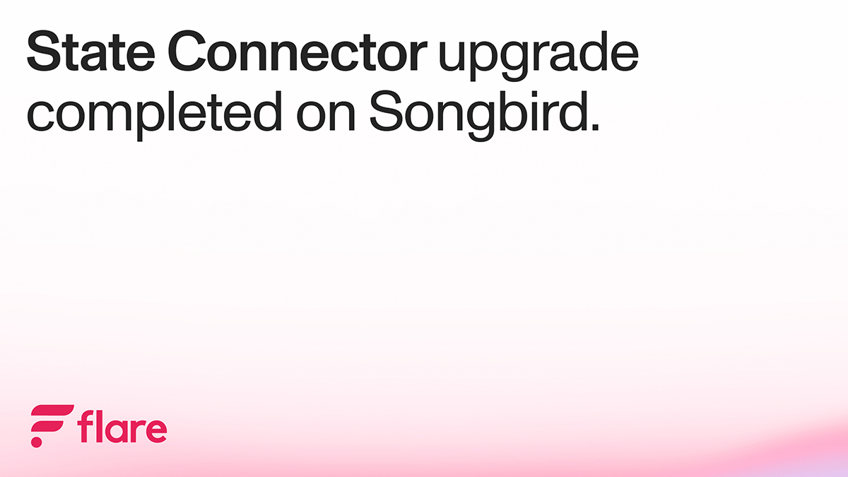 The upgraded State Connector is LIVE on #Songbird☀️ > FAssets: New attestation types added to enable the smooth integration of FAssets on Songbird. > EVM data: Verify transactions across EVM chains, unlocking new possibilities for devs. flare.network/state-connecto…