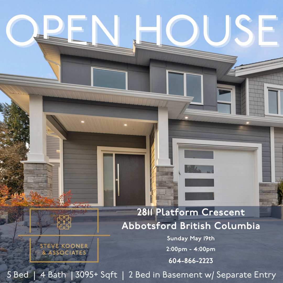 🏠OPEN HOUSE🏠
This new construction duplex is an AWESOME opportunity!

⏰OPEN HOUSE: Sunday, May 19th 2024 from 2pm - 4pm ⏰

•
#newconstruction #openhouses #abbotsford #langley #britishcolumbia #bcliving #opportunity #realestate #newhomes