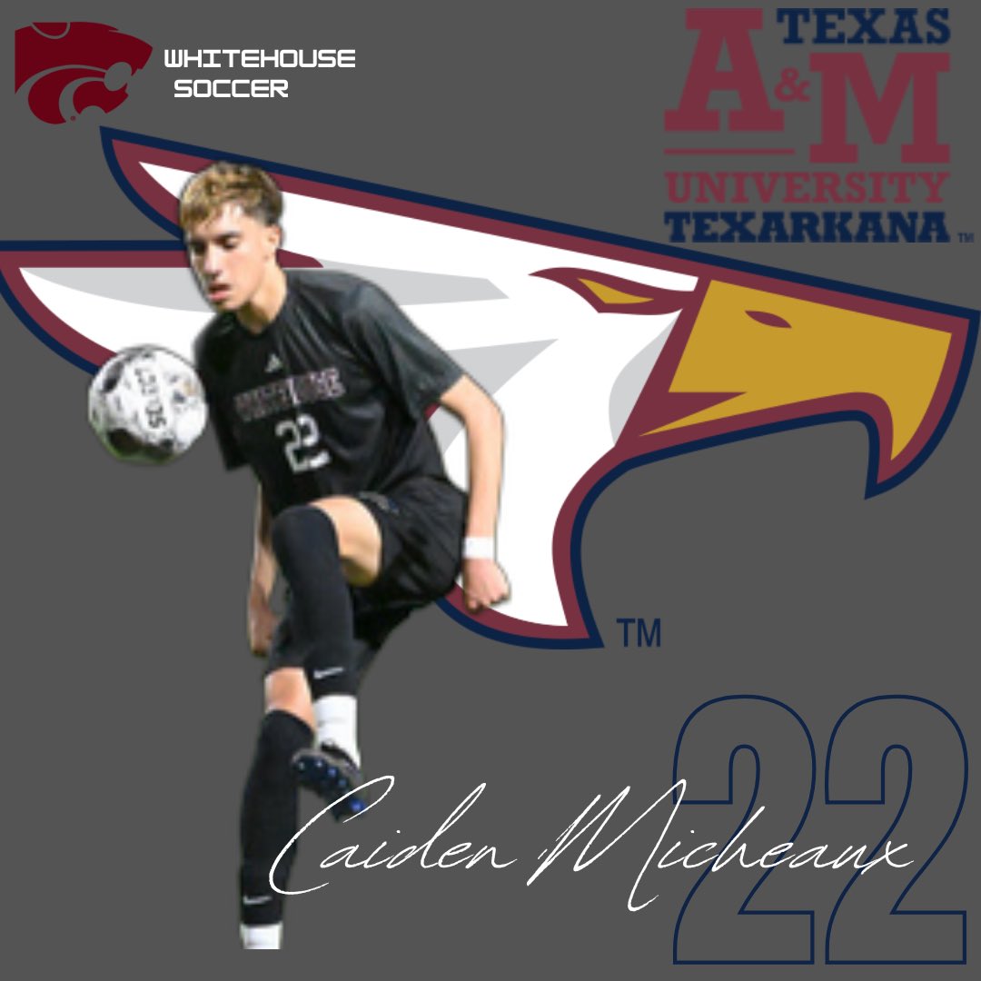 Congrats to Caiden Micheaux for continuing his academic and soccer career at Texas A&amp;M University-Texarkana! 🔥⚽️ <a href="/TAMUT_MSOC/">TAMUT Mens Soccer</a>