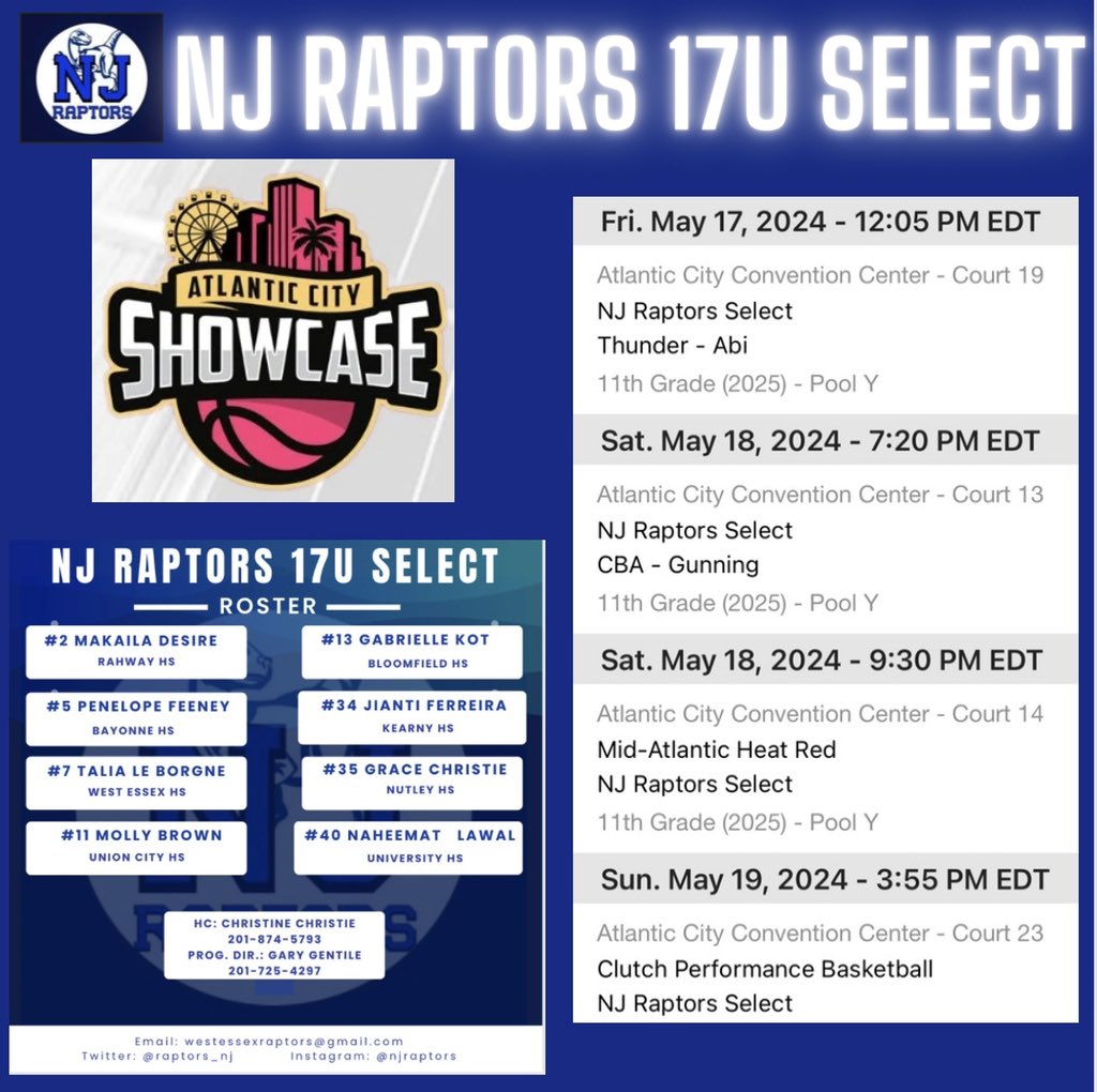 NJ Raptors Basketball (@raptors_nj) on Twitter photo 