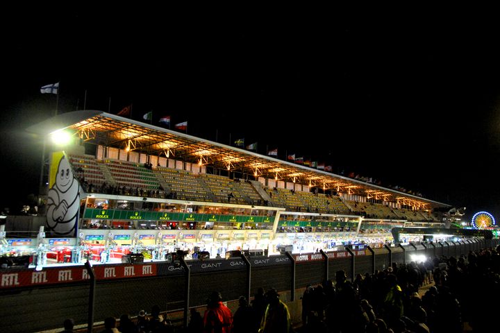 Art of the Day: 'Motor Racing at Night Le Mans'. Buy at: ArtPal.com/AndyEvansPhoto…
