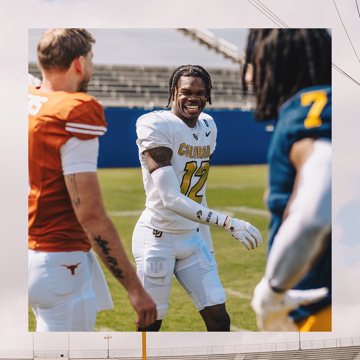 📍 @EASPORTSCollege cover shoot 📸 #GoBuffs | @TravisHunterJr