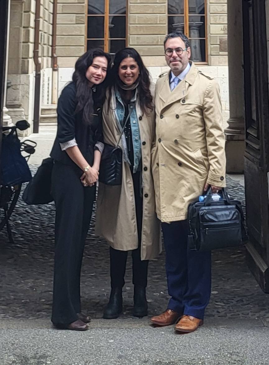 Today, our colleagues @MarkSabah and @Alyssa__Fong met with @JoelleFiss from the #Geneva parliament. We are delighted to hear of her strong support on freedom on expression, freedom of religion and belief and for guiding us through the intricacies of Swiss politics