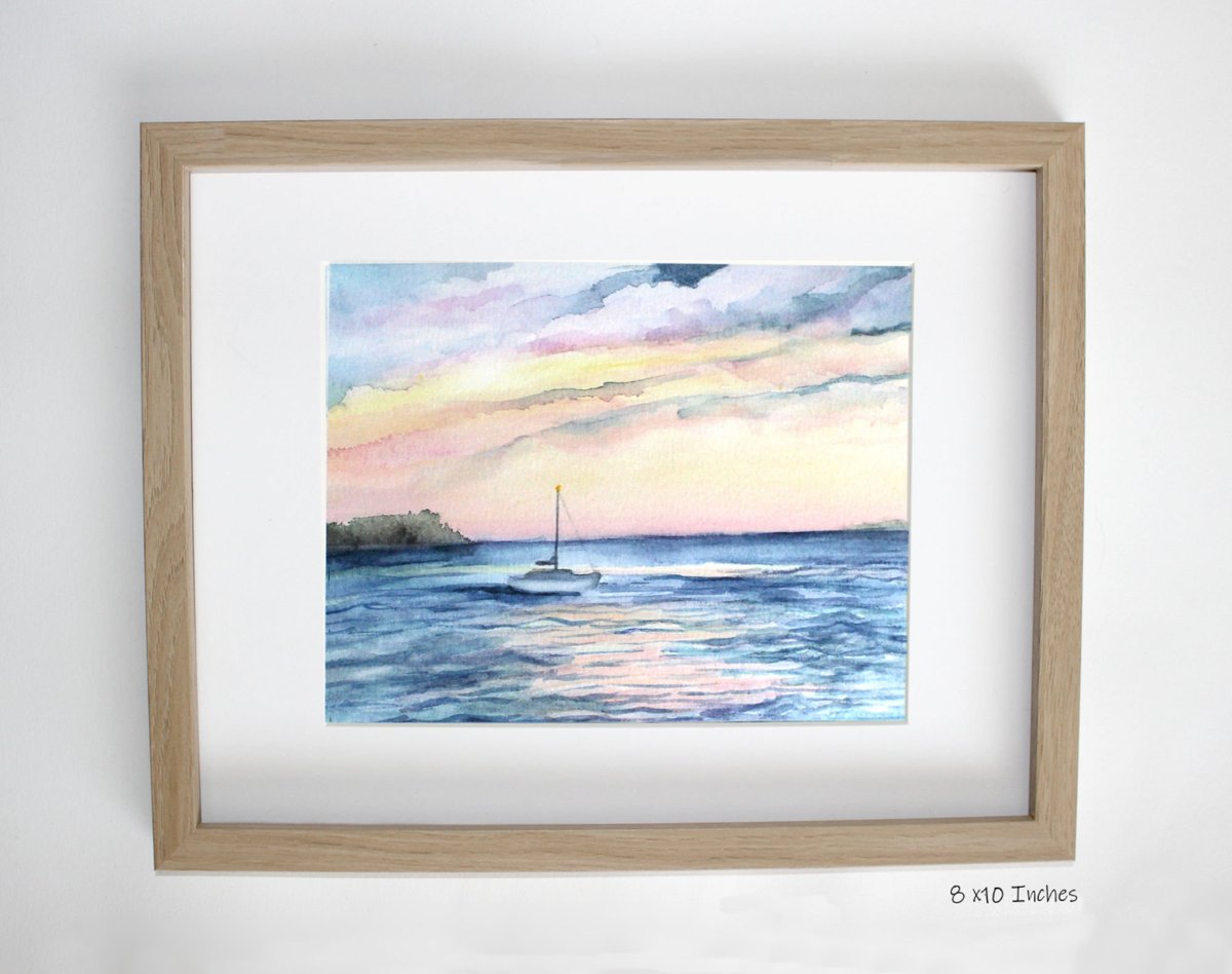 Sailboat at Anchor Watercolor Print
#homedecor #beachdecor #watercolor #artprint #walldecor #gifts #Smilett23 #shopsmall #supportsmallbusiness #SycamoreWoodStudio

sycamorewoodstudio.etsy.com/listing/146223…