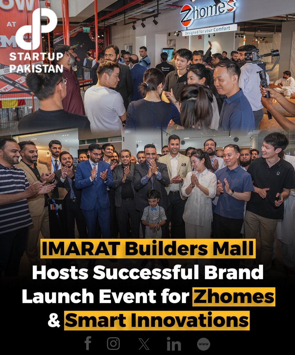 IMARAT Builders Mall recently hosted a highly successful brand launch event, introducing Zhomes and Smart Innovations to the home and lifestyle sector. 

#IMARATBuildersMall #Zhomes #SmartInnovations #Innovation #HomeLiving #BrandLaunch