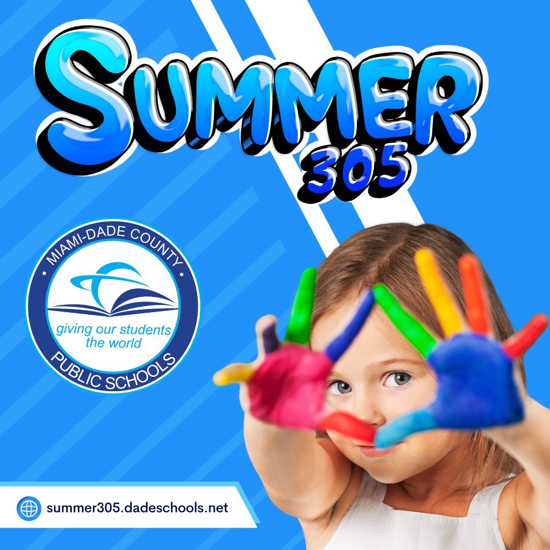 Beat the summer slide &amp; keep kids engaged! M-DCPS’s Summer305 Camps offer FREE &amp; fee-based options for Pre-K through 11th grade. Explore, experience, &amp; excel! ✨ From academic enrichment to robotics &amp; driver’s ed there’s something for everyone! Spots fill fast!