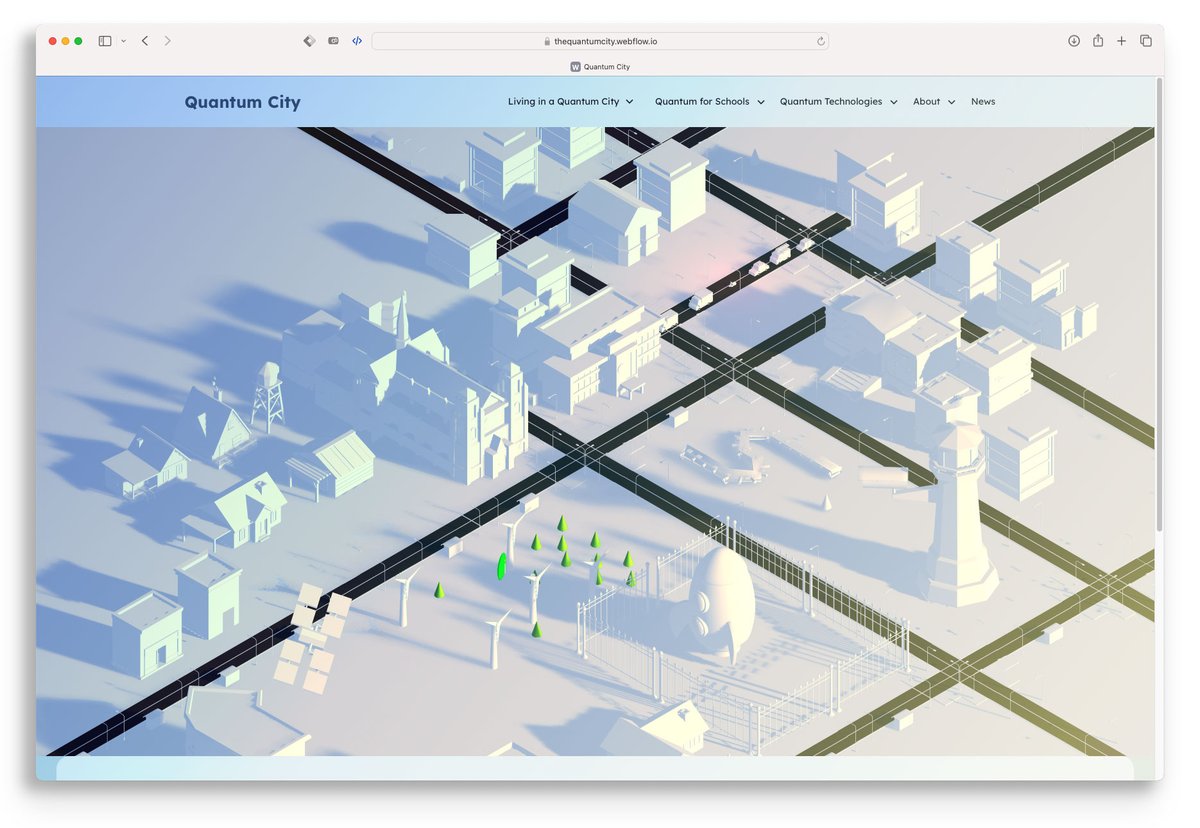 Curious about #QuantumTech? Now you can navigate through an interactive map of a ‘quantum city’ to see how quantum technologies can transform the world... quantumcity.org.uk 
Very excited to see this brand new website out of its box at last! #QuantumTech