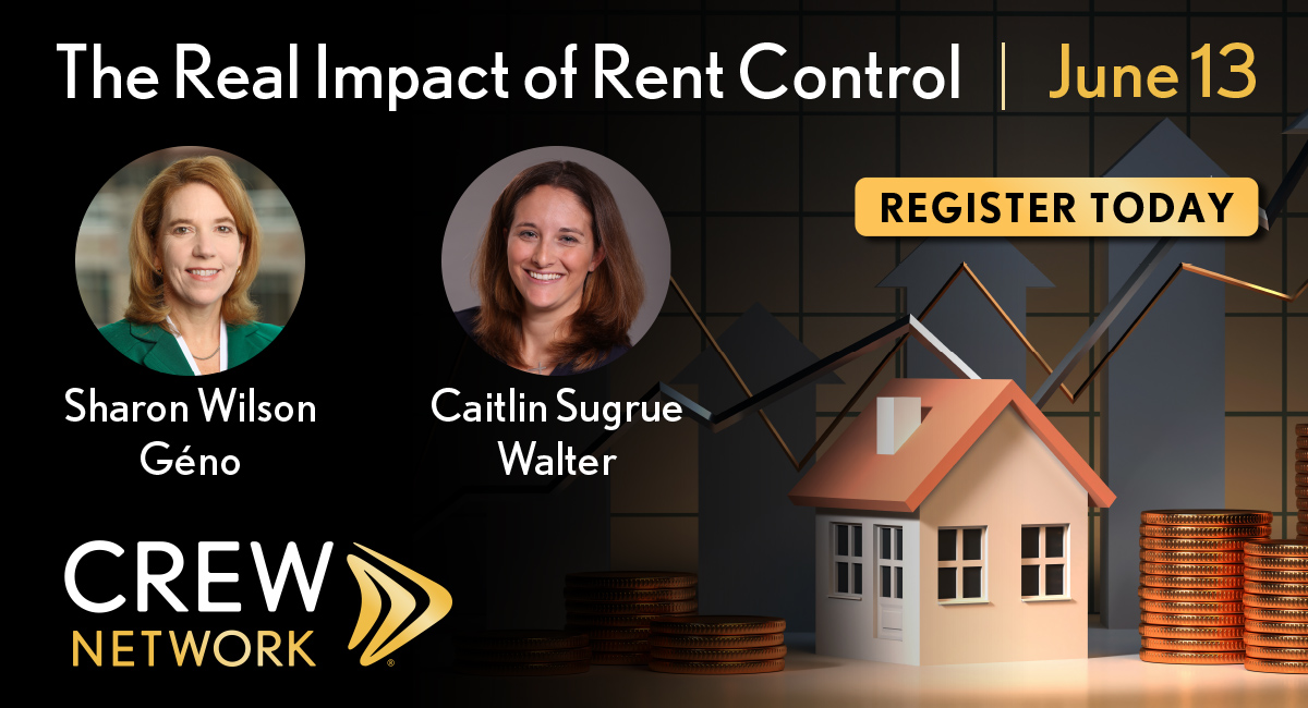 Secure your spot for our June 13 webinar featuring NMHC leaders Sharon Wilson Géno and Caitlin Sugrue Walter, who will discuss the real impact of rent control on housing providers and residents. Registration is open to all #CRE professionals: ow.ly/NjQa50Ruffh #RentControl