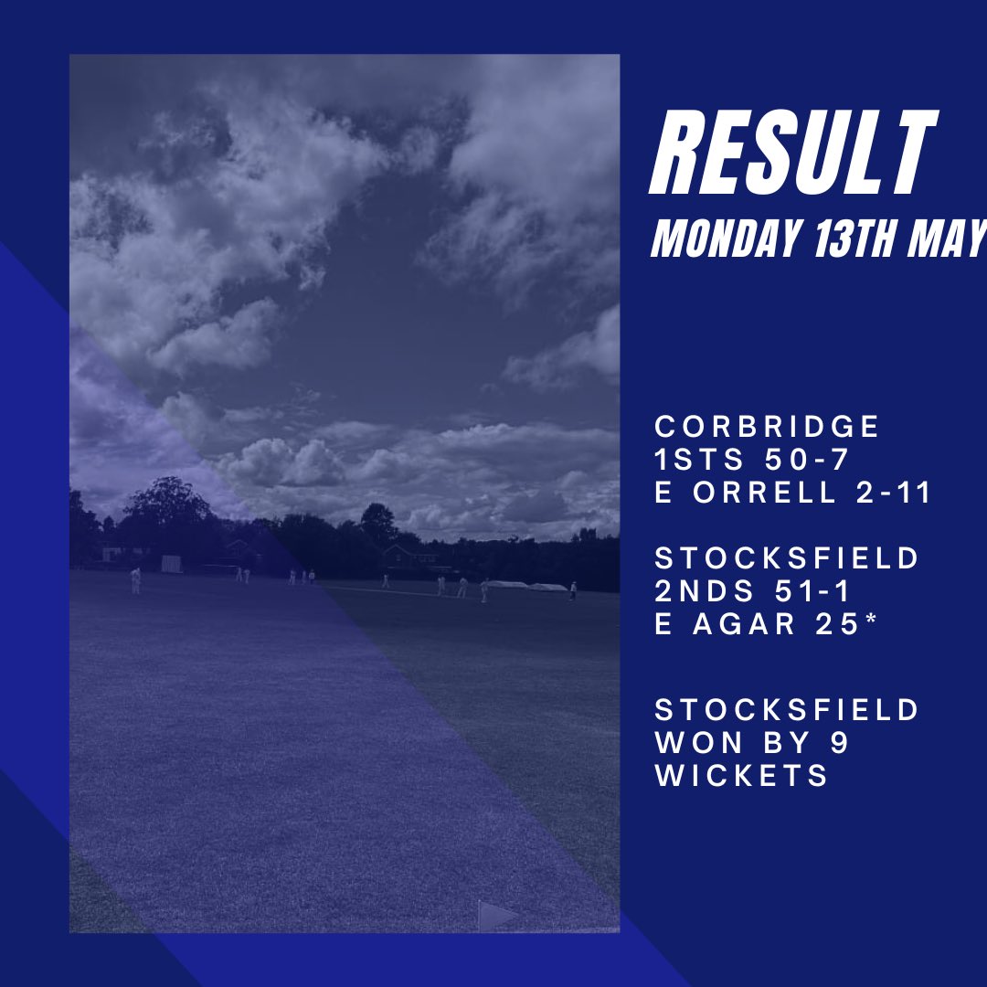 Stocksfield Cricket Club tweet media
