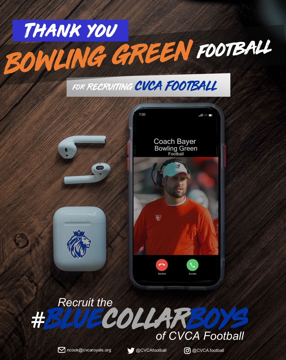 cvcafootball's tweet photo. Thank you to @CoachBayer_ of @BG_Football for stopping by to recruit our guys.
@CoachLoefflerBG
#BLUECOLLARBoys🔩
#FootballFREAKS⚡️
#FASTBREAKFootball💥
#WTO https://t.co/c2FM35AdfY