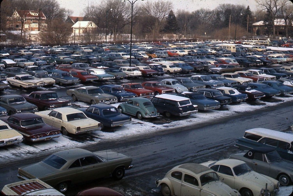 #ThrowbackThursday How many muscle cars can you spot?