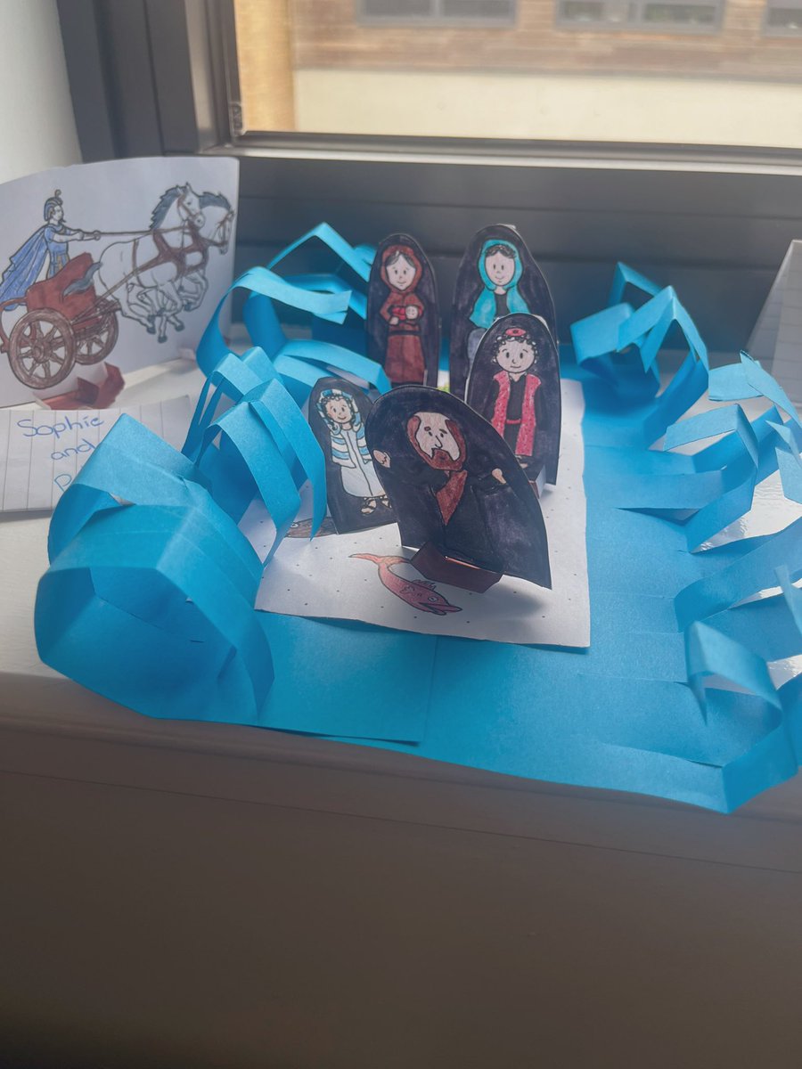 Amazing efforts from my S1 Social Subjects class today who produced these awesome displays of the Exodus Story. Thank you Miss Riach for doing this with them 🤩<a href="/CHS_SocSubs/">CHS Social Subjects</a>