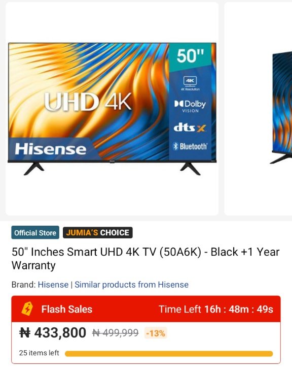 On the FLASH SALES CATEGORY TODAY 🔥 🔥🔥🔥
I personally go through this category everyday to see if i can pick one or two.
Click to see much more irresistible deals just for you👇👇kol.jumia.com/s/7R1LAeZ

#Jumianigeria #JumiaKolprogram #flashsales #bestdeal #topdeals #Thursday