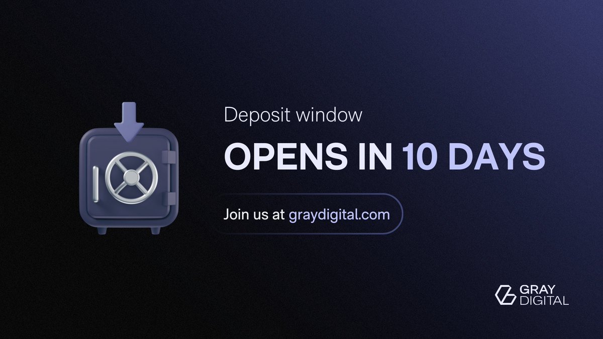 Gray Fund's deposits for June 𝗼𝗽𝗲𝗻𝘀 𝗶𝗻 𝗹𝗲𝘀𝘀 𝘁𝗵𝗮𝗻 𝟭𝟬 𝗱𝗮𝘆𝘀. In April 2024, Gray Fund generated ~$𝟲.𝟯 𝗺𝗶𝗹𝗹𝗶𝗼𝗻 in returns for our Pro subscribers. Deposits and withdrawals for June will open on 𝟮𝟰 𝗠𝗮𝘆 𝗮𝘁 𝟬𝟬:𝟬𝟬:𝟬𝟬𝟭 𝗘𝗦𝗧.