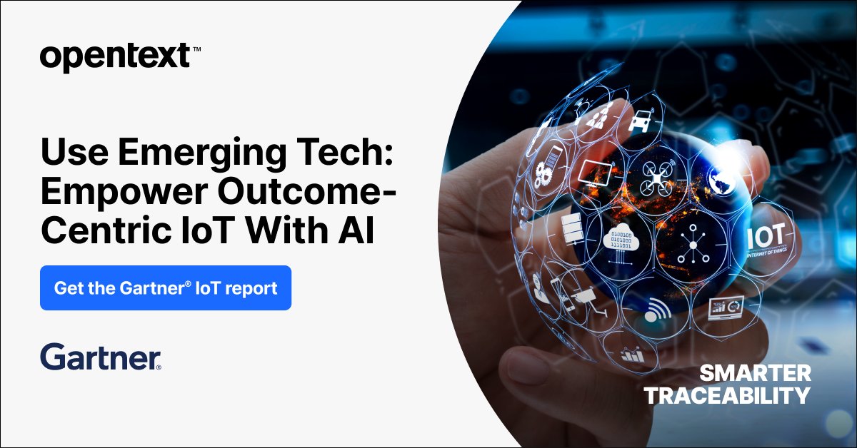Rethink day-to-day operations of industrial assets and connected things. Plan an outcome-centric approach powered by #IoT and #AI. Get the @Gartner_inc report here: bit.ly/3wsyl3X

#machinelearning #supplychainvisibility