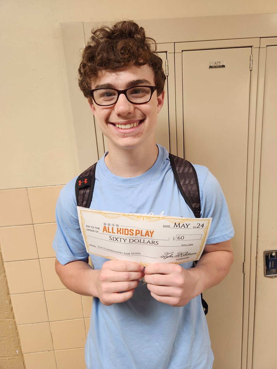 Mill_WCSD's tweet photo. Mrs. McDonald's Fundraiser Fair Project was a huge success! Coleman Bittar- Lacrosse the Nations, Tyler Klatman- All Kids Play, and Gracelyn Seifert- March of Dimes won the most votes for their projects. Congratulations to all 8th graders who worked really hard on their projects. https://t.co/1kxwtp3HMT