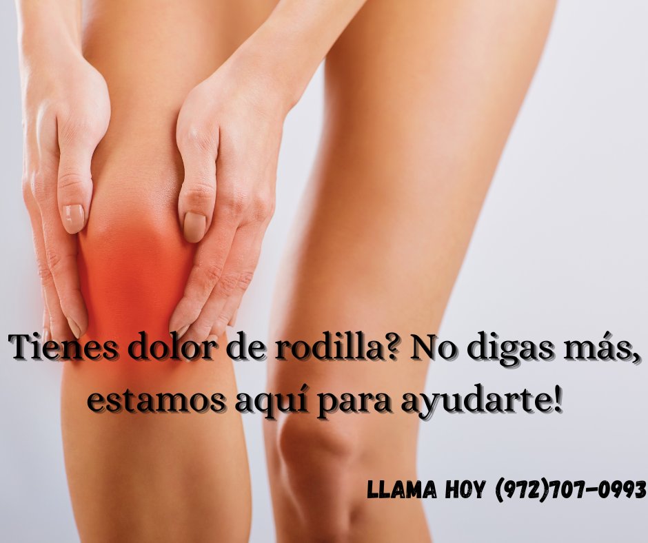 AlignIntegrated's tweet photo. Sufres de dolor de rodilla? 😥No te preocupes, estamos aquí para ayudarte. ¡Sí, hablamos español! Haz tu cita hoy y comienza a vivir sin dolor de rodilla! Localizados en SunnyVale, TX 📍. (972)707-0993. https://t.co/oZNGSfjdtP https://t.co/xXsbvz4cpn