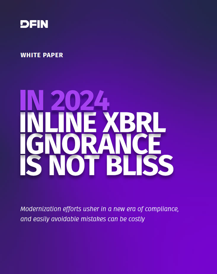 The stakes are high when it comes to XBRL and data quality. To mitigate the risk of financial penalties and reputational damage for failure to comply, DFIN experts have identified the most common mistakes that could raise a red flag with the SEC: dfinsolutions.co/4anlfD2