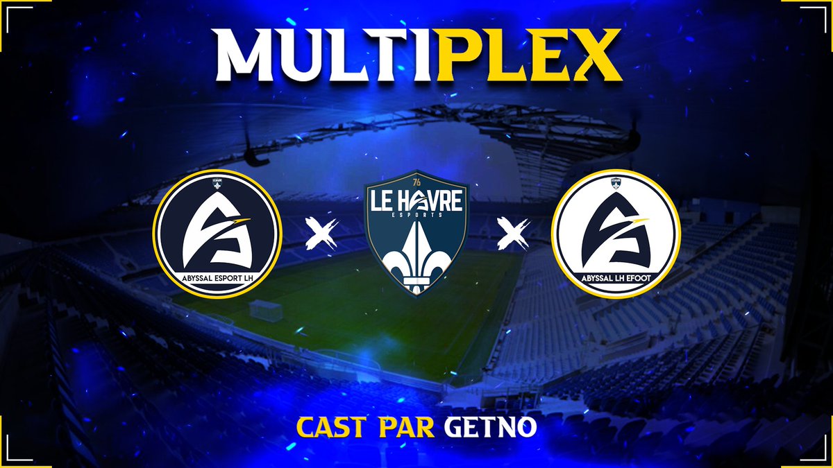Abyssal Project (@abyssalproject) on Twitter photo ๐บMULTIPLEX
โฝ๏ธ#EAFC / #ProClubs
Ce soir <a href="/GetnoGNZ/">Getno</a> sera aux commentaires d'une soirรฉe chargรฉe et suivra les matchs de nos 3 clubs:
โก๏ธ@AbyssaleSportCP
โก๏ธ<a href="/AbyssalxLeHavre/">Abyssal x Le Havre eSports eFoot</a>
โก๏ธ @Abyssal_LHF
Encouragez nos joueurs et soutenez notre caster๐ฅ
โ๏ธ21H00
๐บtwitch.tv/abyssal_project ๐บMULTIPLEX
โฝ๏ธ#EAFC / #ProClubs
Ce soir <a href="/GetnoGNZ/">Getno</a> sera aux commentaires d'une soirรฉe chargรฉe et suivra les matchs de nos 3 clubs:
โก๏ธ@AbyssaleSportCP
โก๏ธ<a href="/AbyssalxLeHavre/">Abyssal x Le Havre eSports eFoot</a>
โก๏ธ @Abyssal_LHF
Encouragez nos joueurs et soutenez notre caster๐ฅ
โ๏ธ21H00
๐บtwitch.tv/abyssal_project