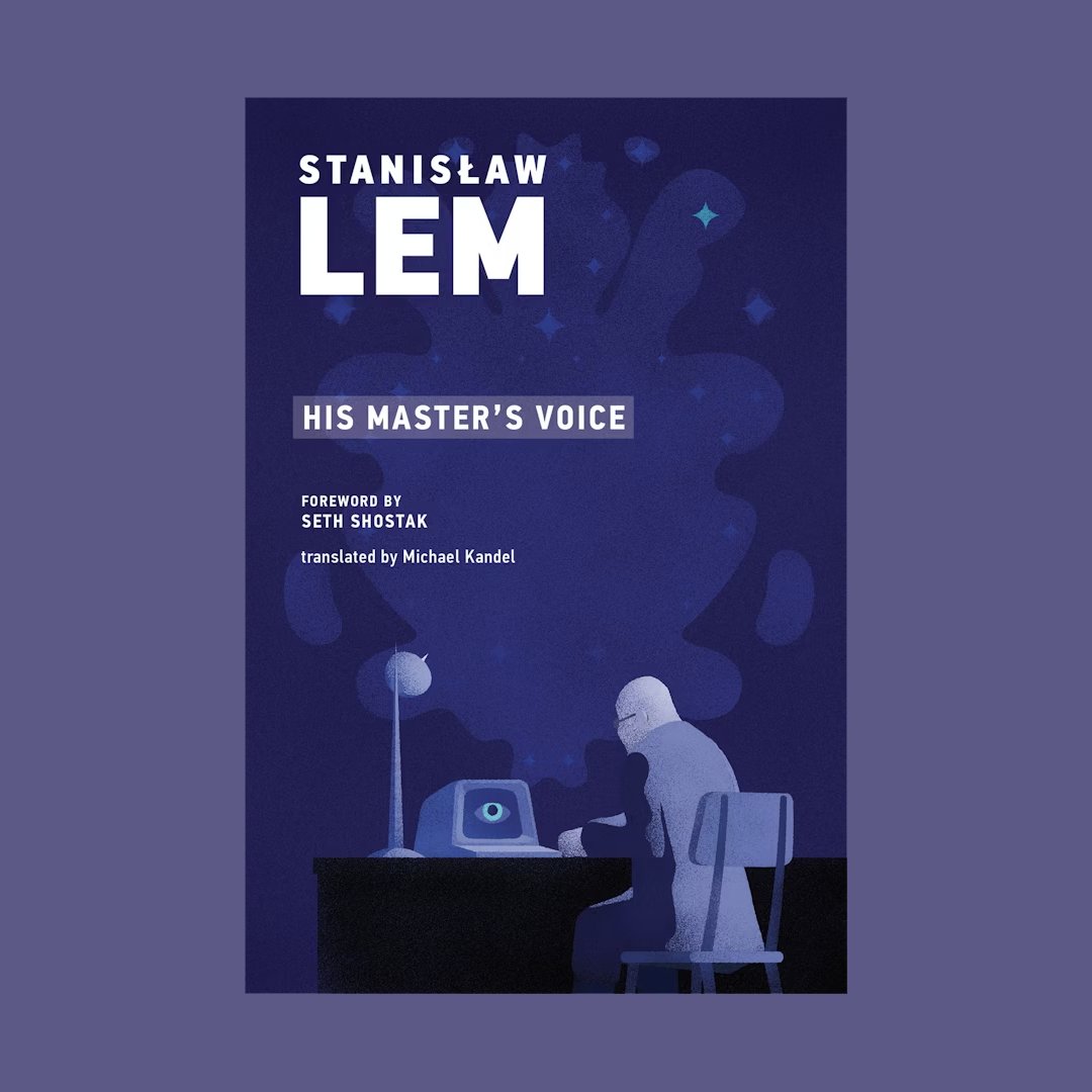 Looking for a good deal on classic sci-fi? The ebook of our translation of 'His Master's Voice' by the inimitable Stanisław Lem is available for $1.99 @AmazonKindle! The deal ends tomorrow. Learn more here: amzn.to/3UxSjTb