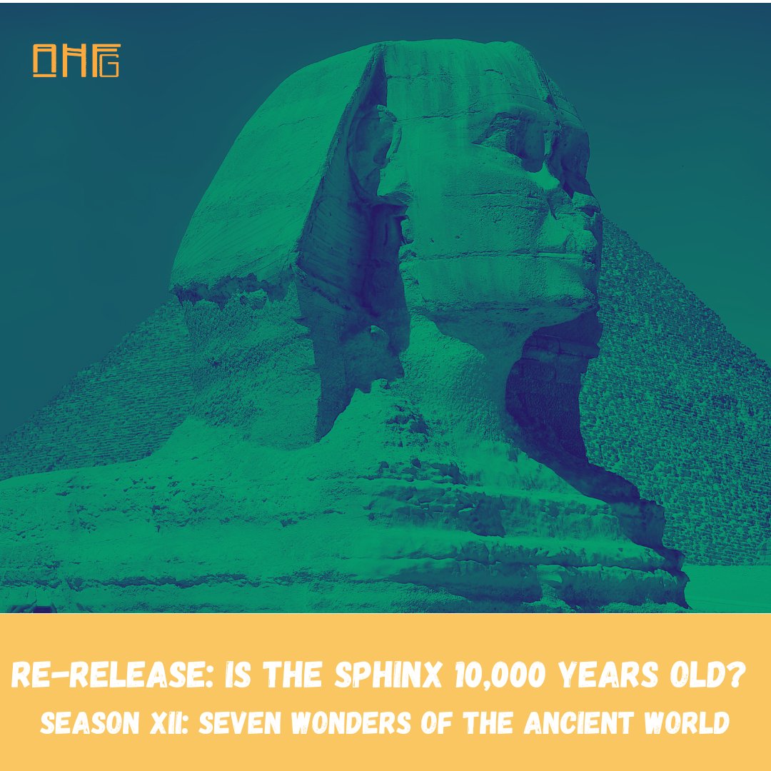 Carved from the living bedrock of the Giza plateau, the Sphinx is shrouded in mystery. Archaeologists believe it’s about 4,500 years old. But there’s a fringe theory that suggests it’s much older. Join us as we explore this wild theory. Listen here: bit.ly/3ByisYv