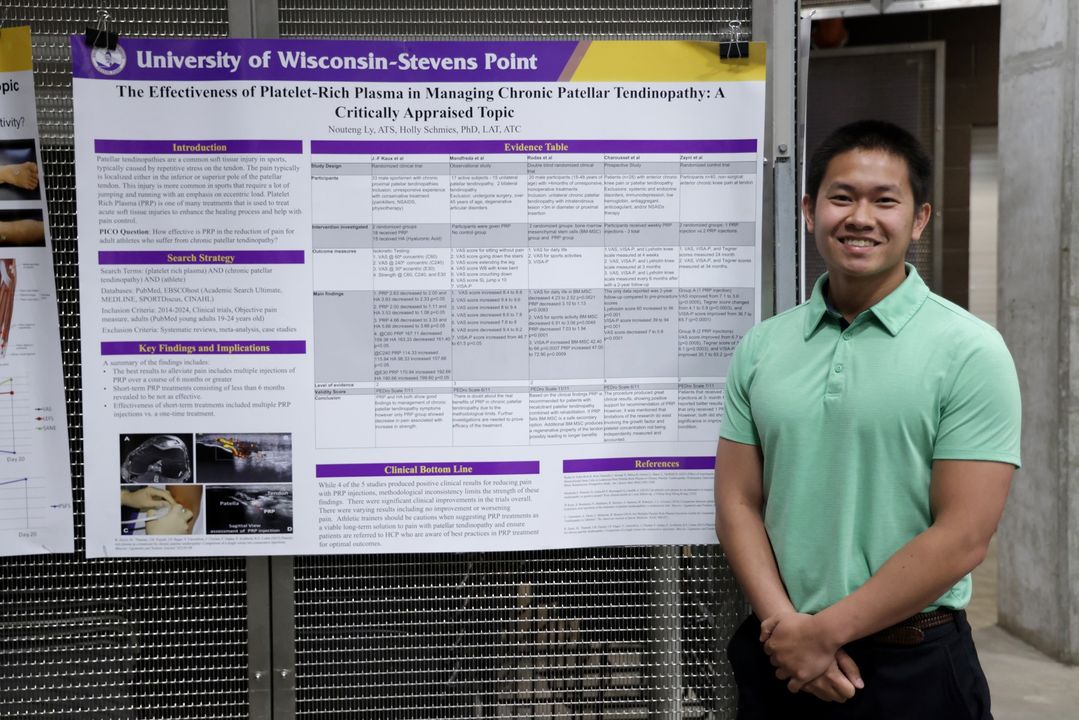 From dry needling to sports anxiety to heat safety, the Class of 2024 concluded their second year of the program with capstone presentations May 16. #UWSP #athletictraining
