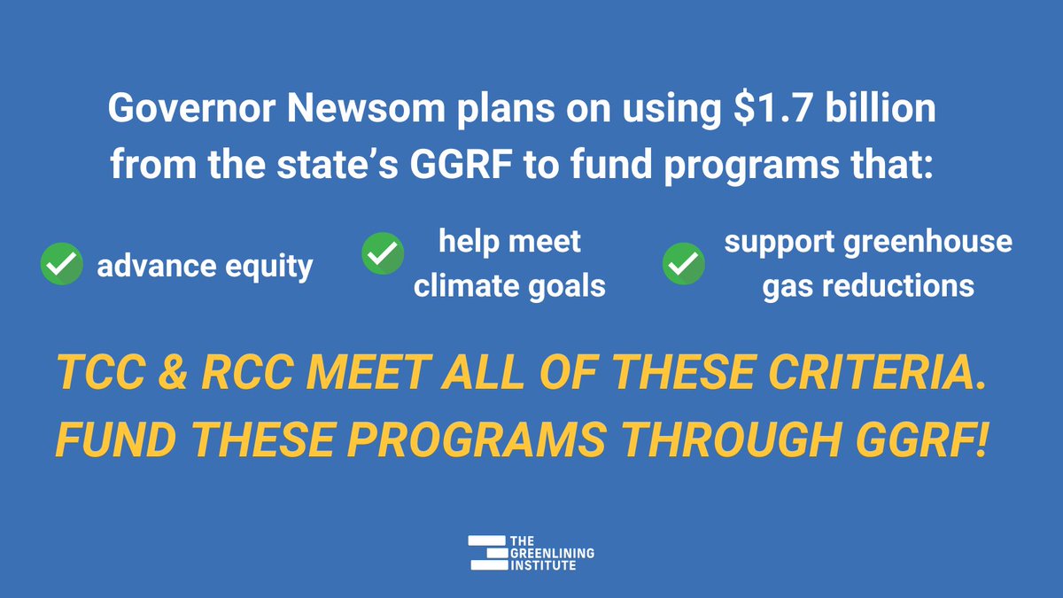 CA’s #TCC & #RCC programs offer proven models for building #climateresilience among #BIPOC & low-income communities. These critical programs are facing cuts in the revised #CABudget proposal. We urge #CALeg & @CAgovernor to fund #TCC & #RCC through CA’s #GGRF.