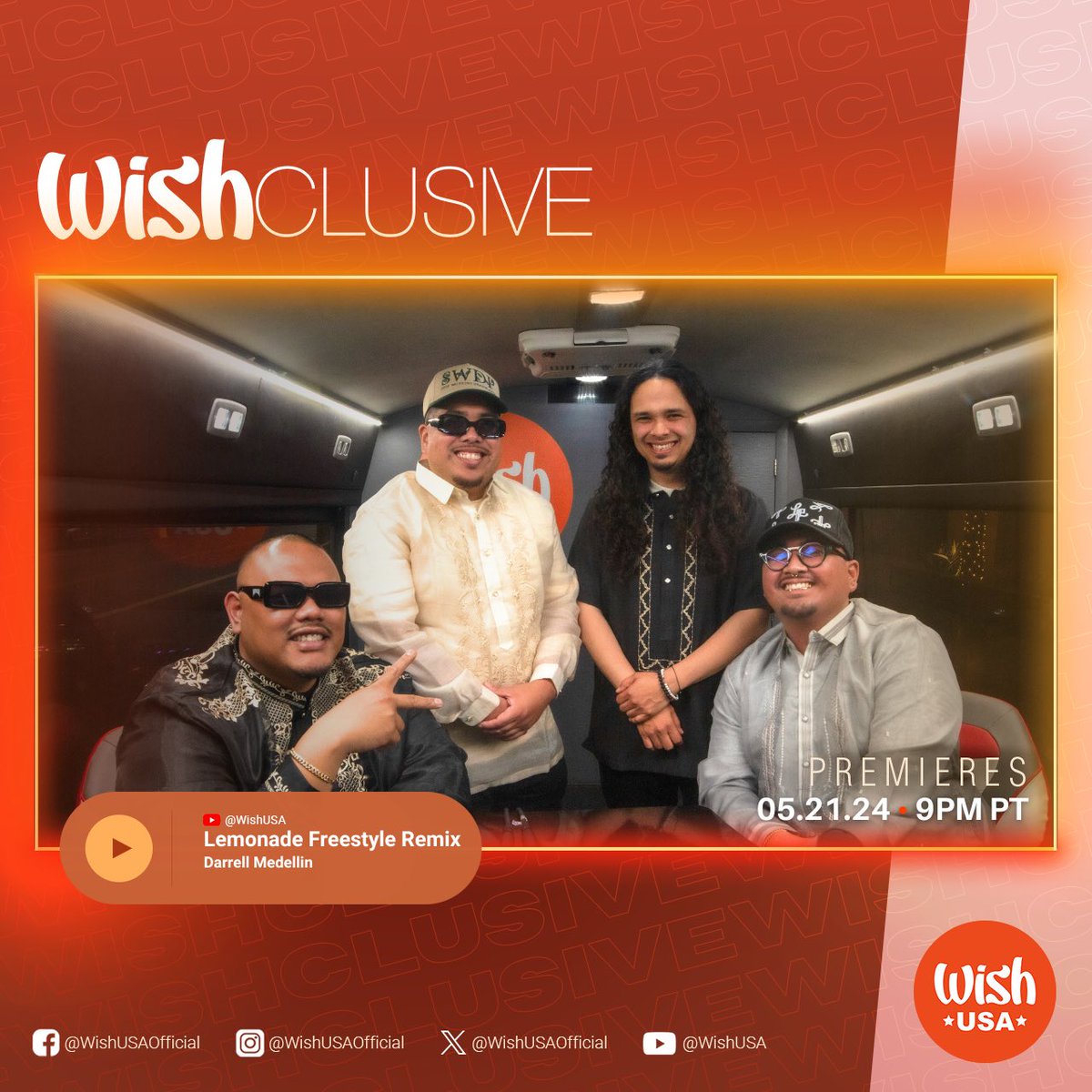 When life gives you lemons, remix it with Darrell Medellin's 'Lemonade Freestyle Remix'! 🎤 Watch the full Wishclusive premiere on our YouTube channel at YouTube.com/@WishUSA #WishBus #DarrellMedellin #LemonadeRemix #Wishclusive