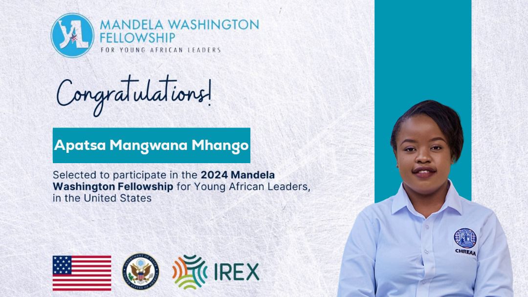 Thrilled to share that our very own @Apatsaa has been chosen for the 2024 Mandela Washington Fellowship! Congrats, young leader. #MandelaFellow #YoungAfricanLeaders