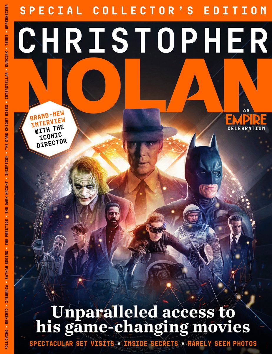 Our Christopher Nolan: An Empire Celebration collector's edition – exploring every film by the legendary director – is available to pre-order NOW! With set visit reports, inside secrets, rarely-seen photos – and a brand new Nolan interview. Order yours: greatmagazines.co.uk/christopher-no…