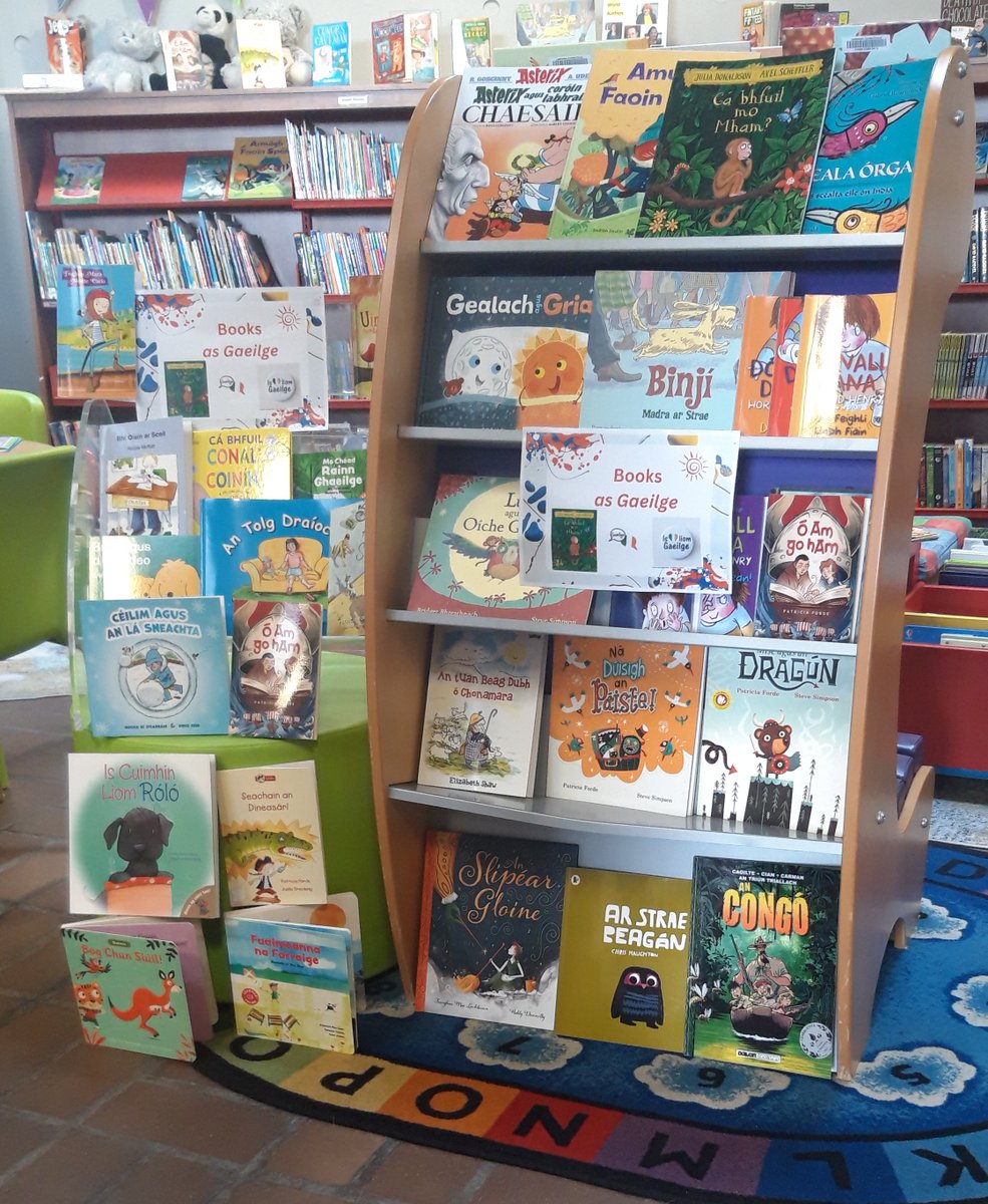 We have an amazing new selection of Irish language books for children available here at #BantryLibrary.

#kidsbooksirel