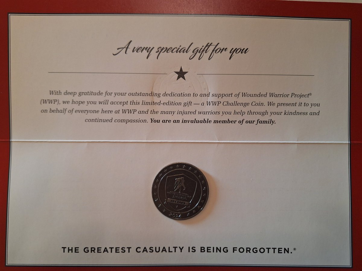 <a href="/wwp/">WWP</a> thanks for the coin that came in the mail! 
If you ever want me to do another charity stream just let me know!
@SmokeDrey <a href="/JollyrogerArmy/">JollyrogerArmy #Ukraine 🇺🇦</a> <a href="/Army_Guy_E8/">Army Guy E8</a> <a href="/USMC/">U.S. Marines</a> <a href="/USArmy/">U.S. Army</a> <a href="/USNavy/">U.S. Navy</a> <a href="/usairforce/">U.S. Air Force</a> 
🎖️🪖🇺🇲