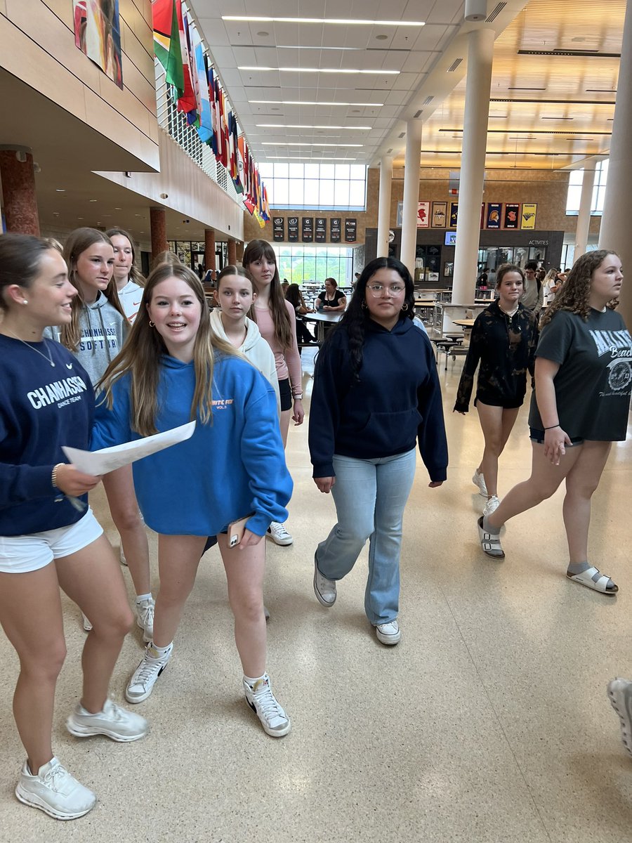 Thank you to the awesome tour guides for leading us around today!