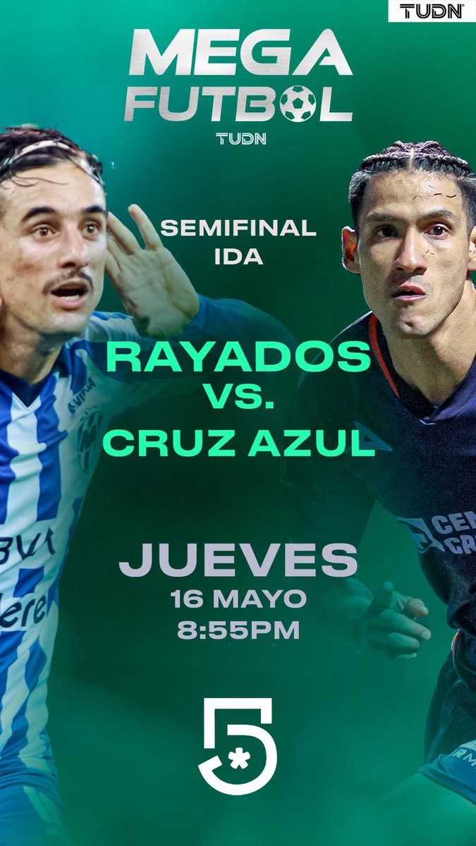 #MEGAFUTBOL
Semifinal IDA
HOY
A las 8:55 PM
Por @MiCanal5