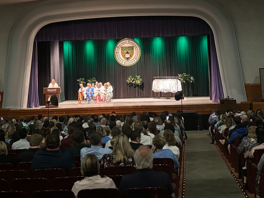 MarywoodU's tweet photo. Congratulations to our Marywood University's PA Program students as they receive their white coats, embarking on their path in healthcare! https://t.co/ltrb9Q0kh2