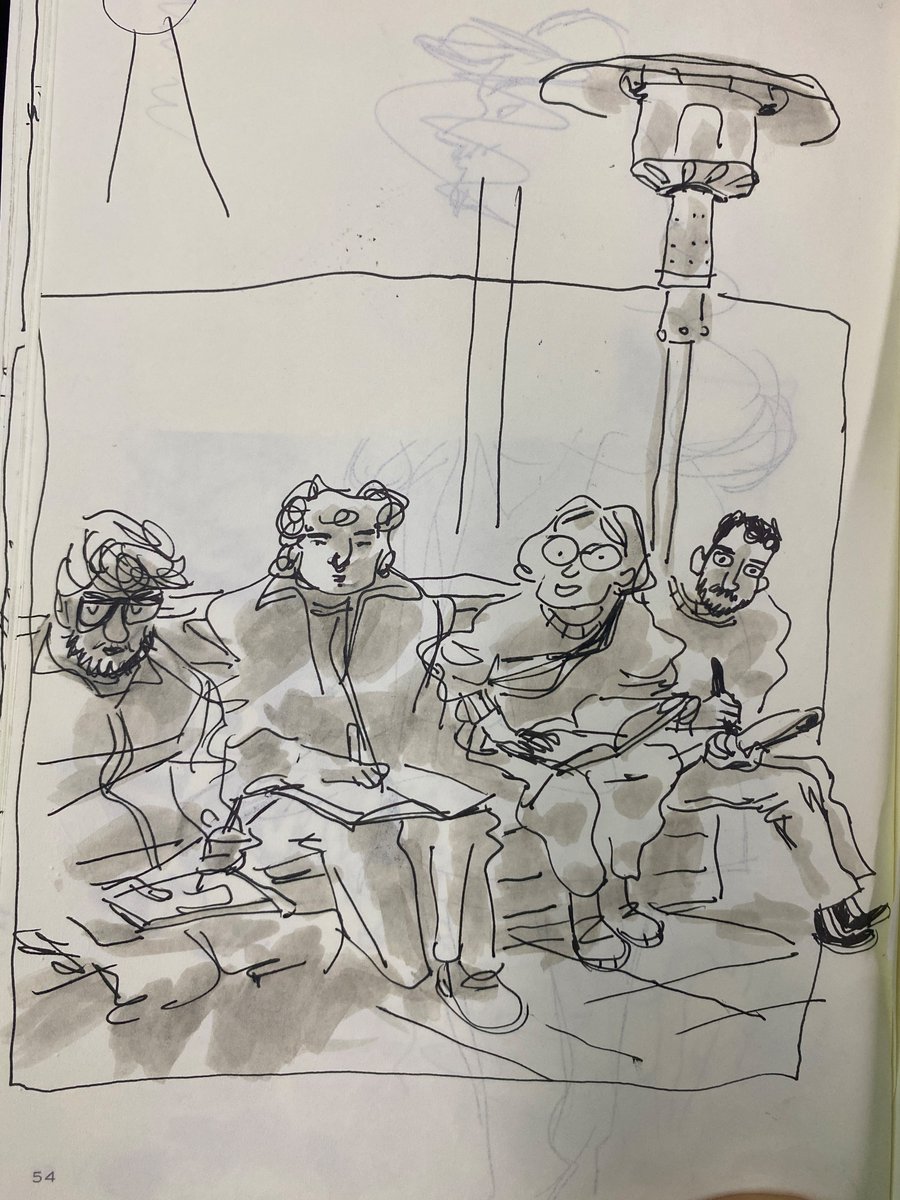 Cafe sketching 