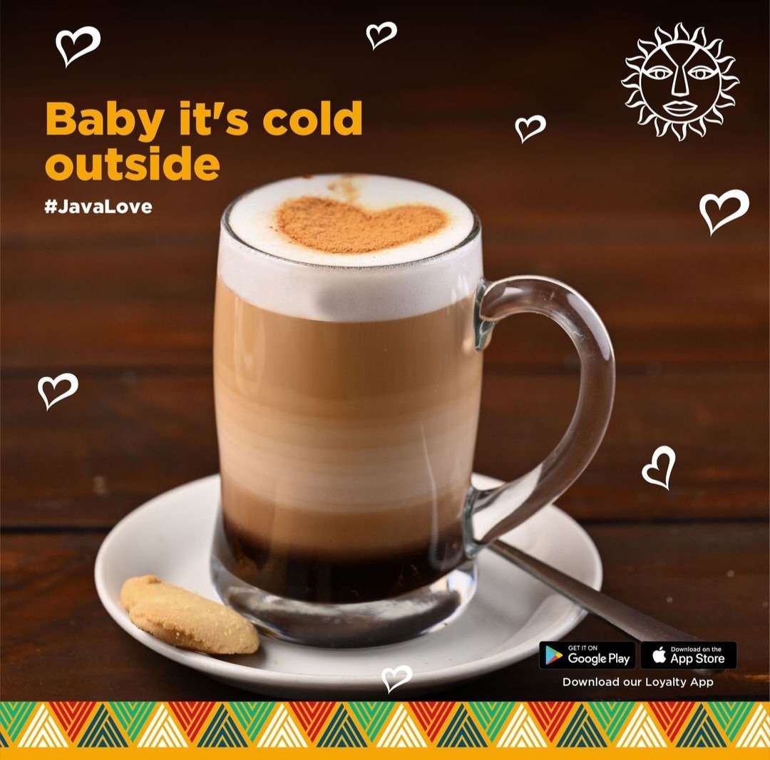 Baby, it's cold outside. Wrap your hands around a steaming mug of @javahouseafrica finest hot drinks and let the frost worries melt away.

#butfirstcoffee #coffeelovers  #keepwarm #coffeetime #coffeegram #brandsinkenya🇰🇪 #rosslynriviera #rosslynrivieramall #communitymall