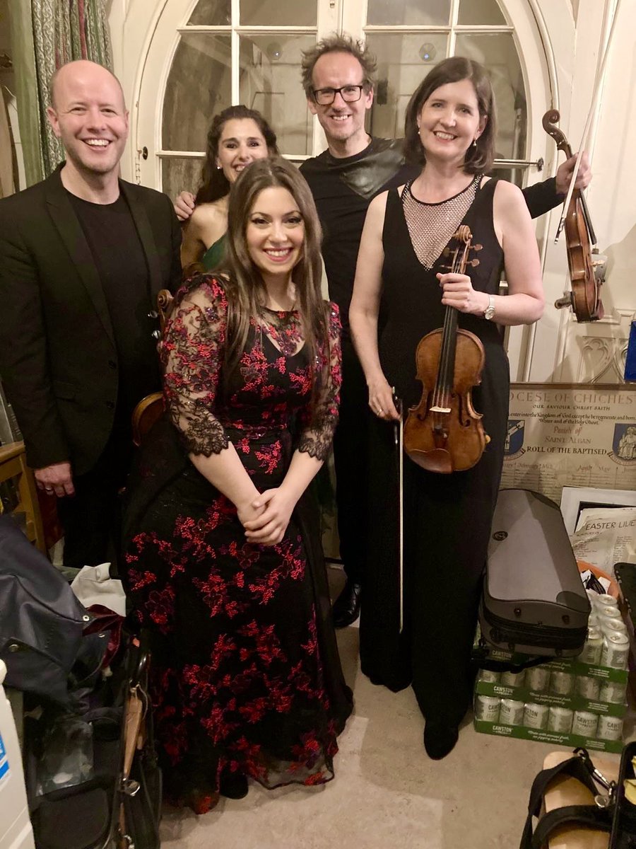 Reuniting with the lovely @CarducciQuartet TOMORROW at 7.30pm for the opening concert (now sold out) of the @CarducciFest in #Highnam with a wonderful programme of Mozart, Beethoven & Chopin. carducciquartet.com/festivals/